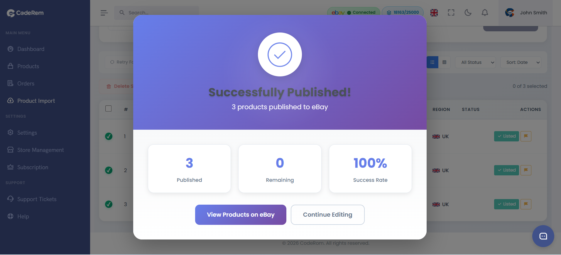 Repricing rules configuration