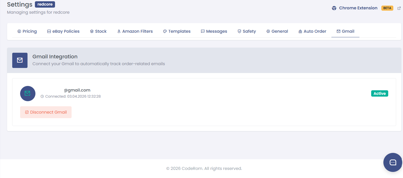 Supported carriers list